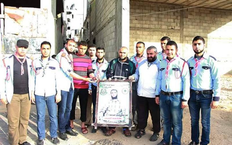 صور: كشافة المغازي تكرم عوائل الأسرى