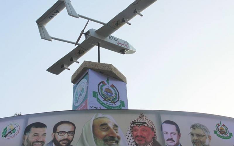 صور: طائرة أبابيل وسط حي الشجاعية