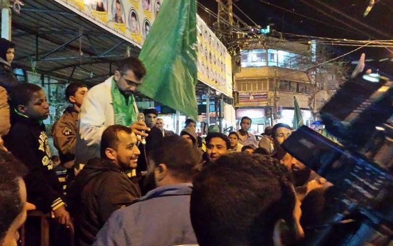 صور: احتفالات بغزة بفوز كتلة "بيرزيت"