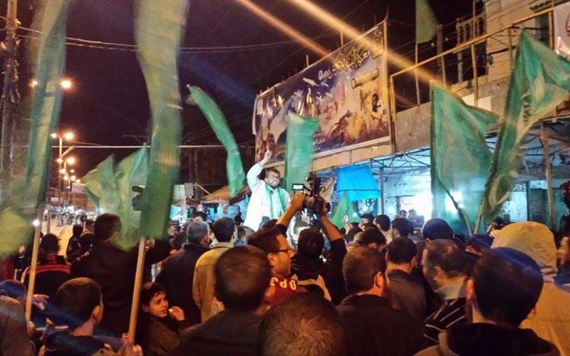 صور: احتفالات بغزة بفوز كتلة "بيرزيت"