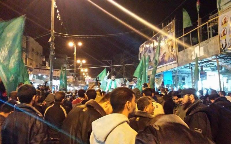 صور: احتفالات بغزة بفوز كتلة "بيرزيت"