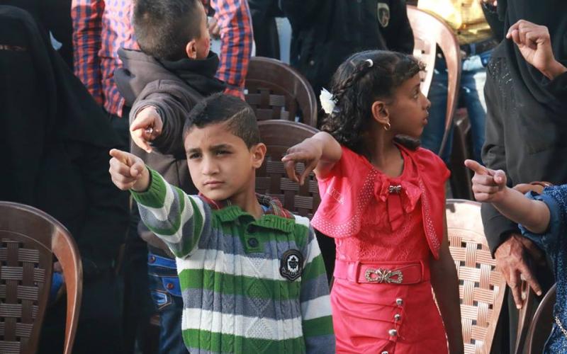 صور: يومٌ ترفيهي للأيتام برفح