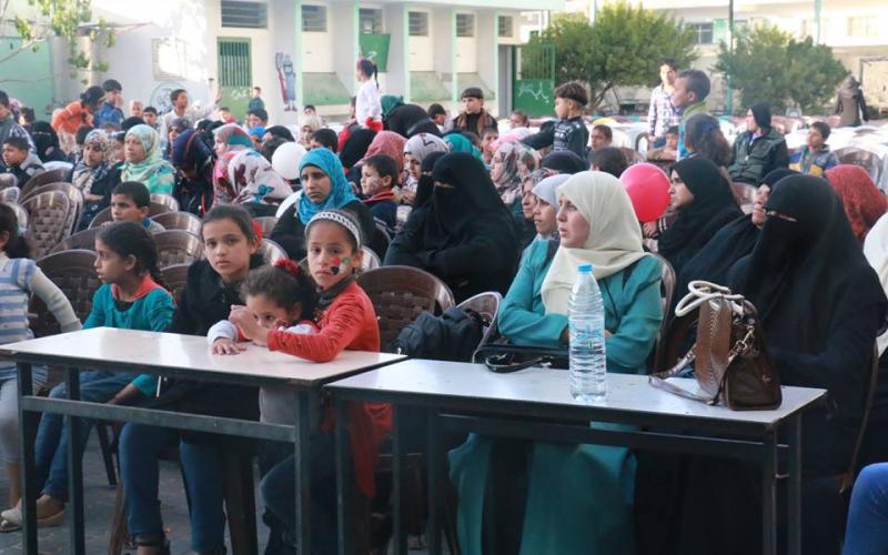 صور: يومٌ ترفيهي للأيتام برفح