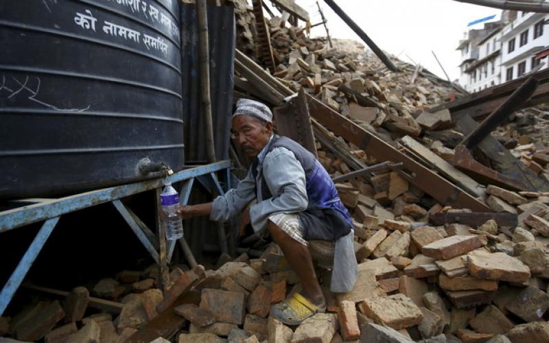 صور: كارثة انسانية يسببها زلزال النيبال
