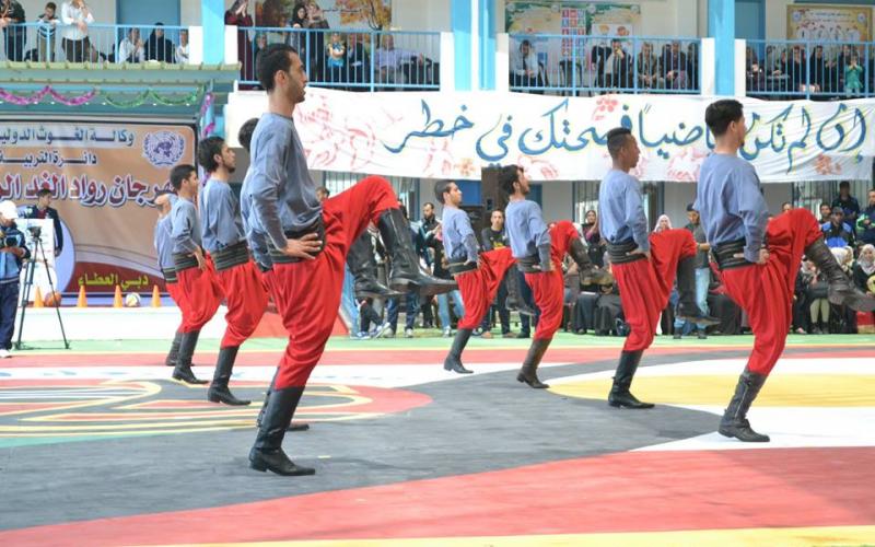بالصور: اختتام مهرجان رواد الغد الرياضي بالمغازي