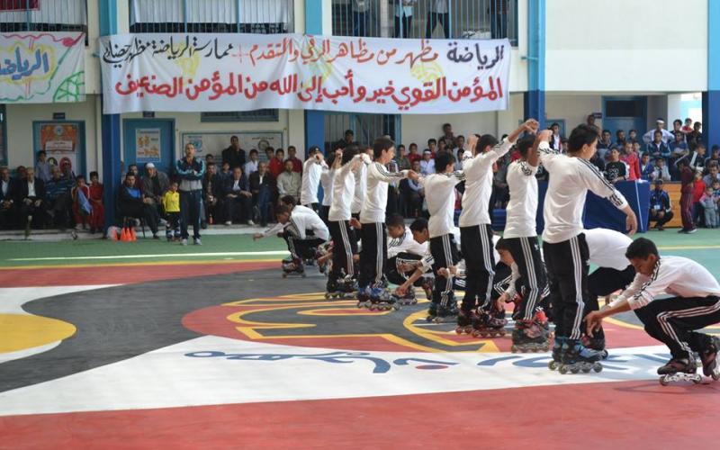 بالصور: اختتام مهرجان رواد الغد الرياضي بالمغازي