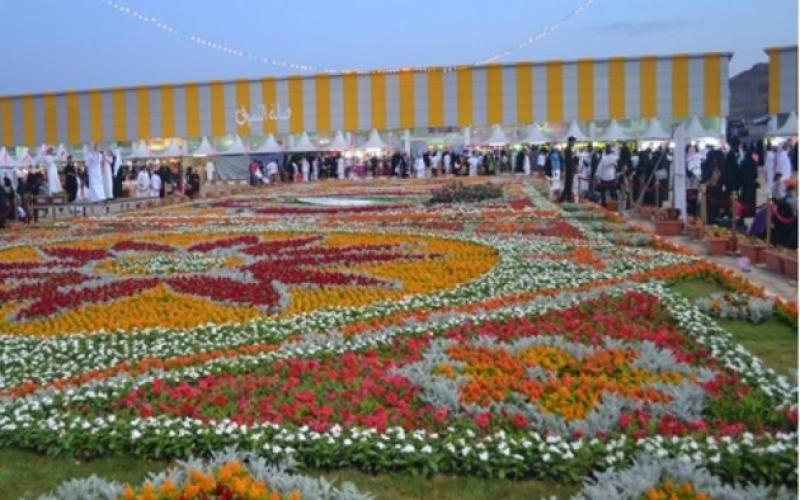 أكبر سجادة زهور في العالم بالسعودية (صور)