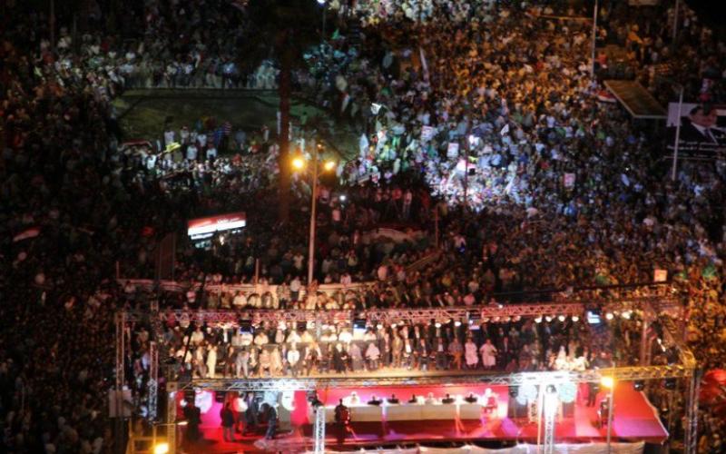 صور .. حشود كبيرة تدعم مرسي رئيساً لمصر