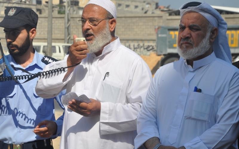 بالصور.. مسير للشرطة ابتهاجا بنصر الأسرى