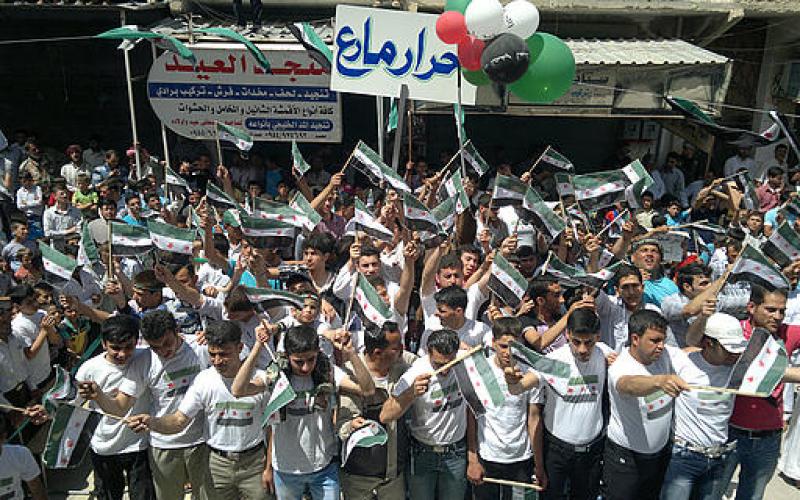 صور.. جمعة "دمشق موعدنا القريب" بسوريا