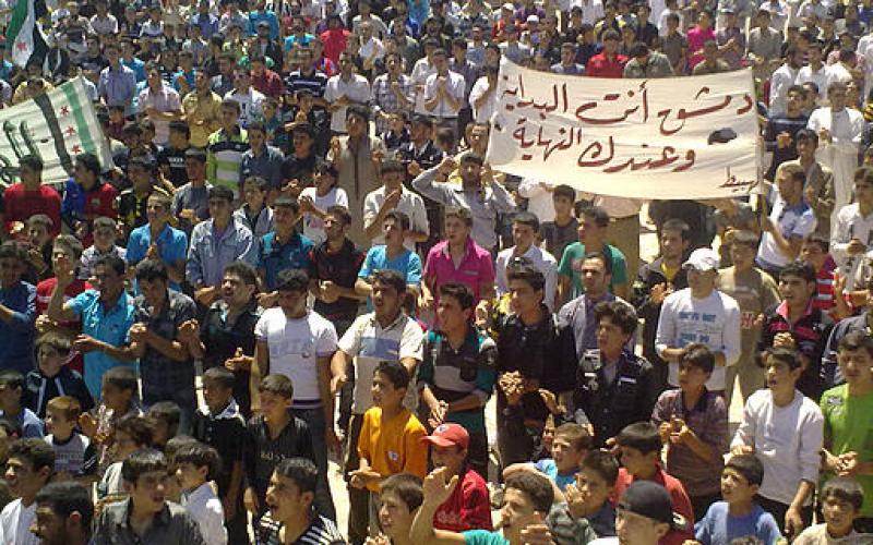 صور.. جمعة "دمشق موعدنا القريب" بسوريا