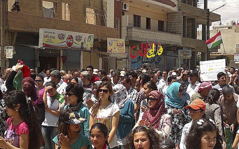 صور.. جمعة "دمشق موعدنا القريب" بسوريا