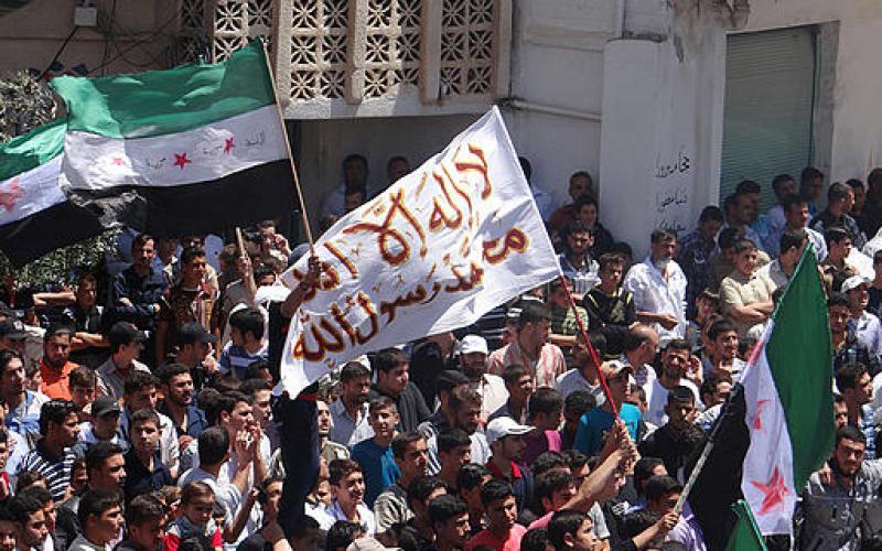 صور.. جمعة "دمشق موعدنا القريب" بسوريا