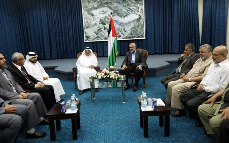 صور..هنية يستقبل موفد الأمير القطري