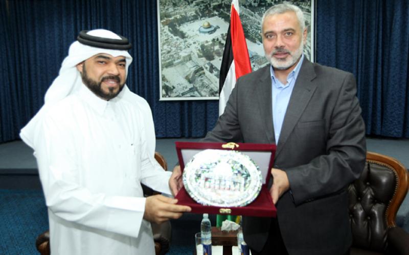صور..هنية يستقبل موفد الأمير القطري