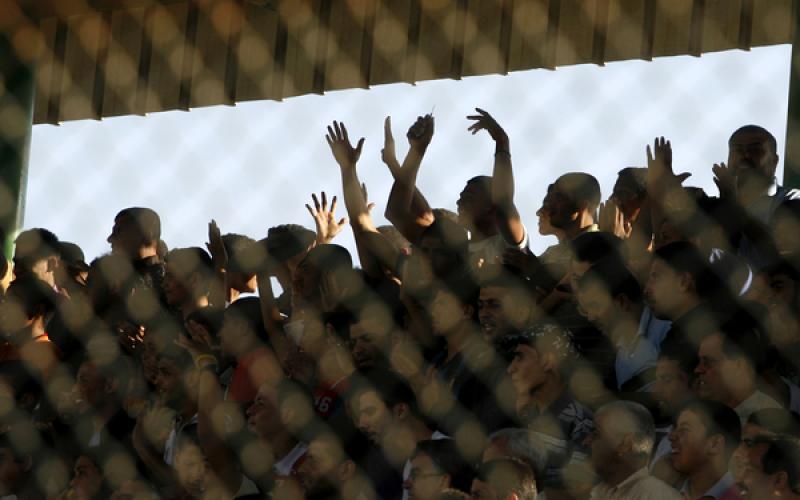 صور.. مباراة مثيرة بين شباب وخدمات رفح