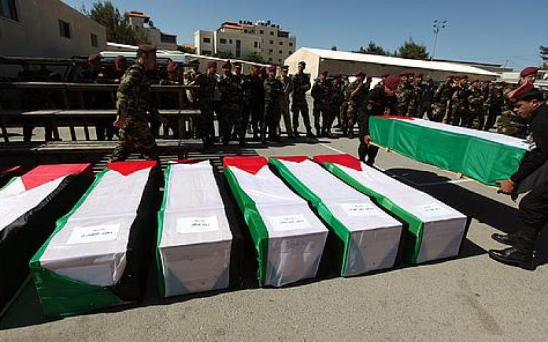 صور.. وصول جثامين الشهداء إلى الضفة المحتلة