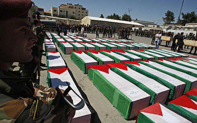 صور.. وصول جثامين الشهداء إلى الضفة المحتلة