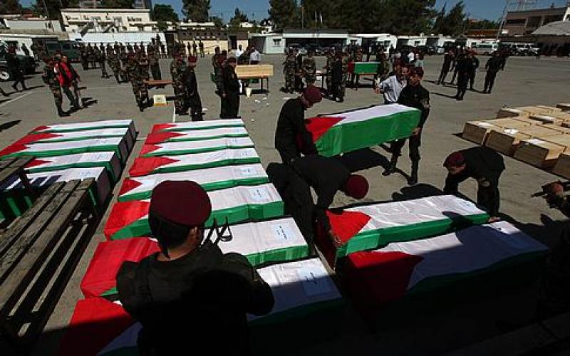 صور.. وصول جثامين الشهداء إلى الضفة المحتلة