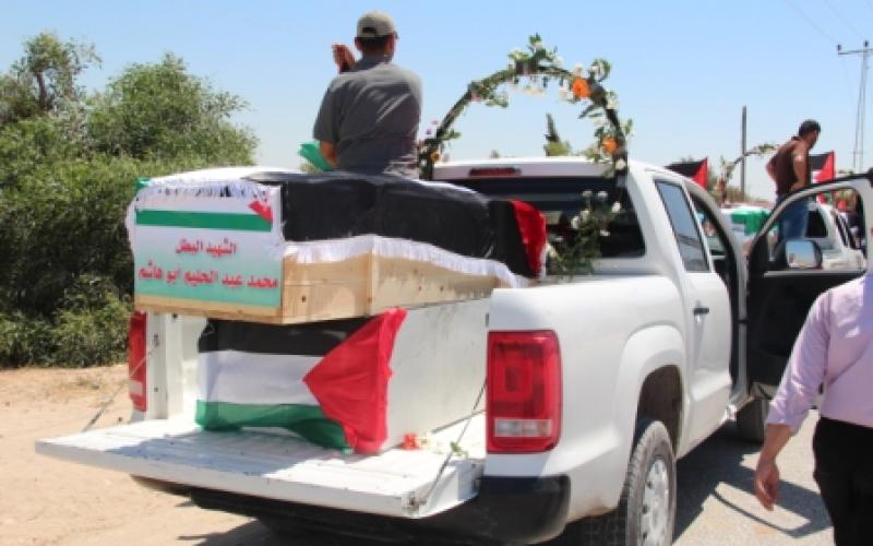 بالصور..وصول جثامين 11 شهيد إلى قطاع غزة