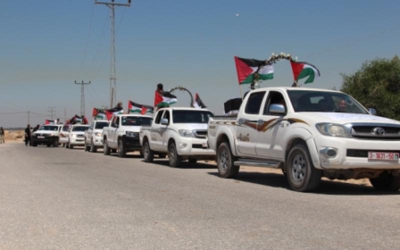 بالصور..وصول جثامين 11 شهيد إلى قطاع غزة