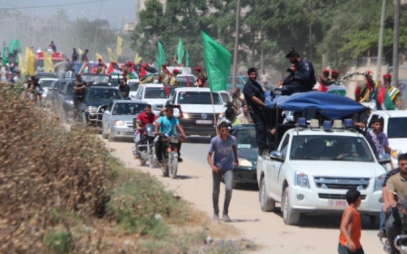 بالصور..وصول جثامين 11 شهيد إلى قطاع غزة