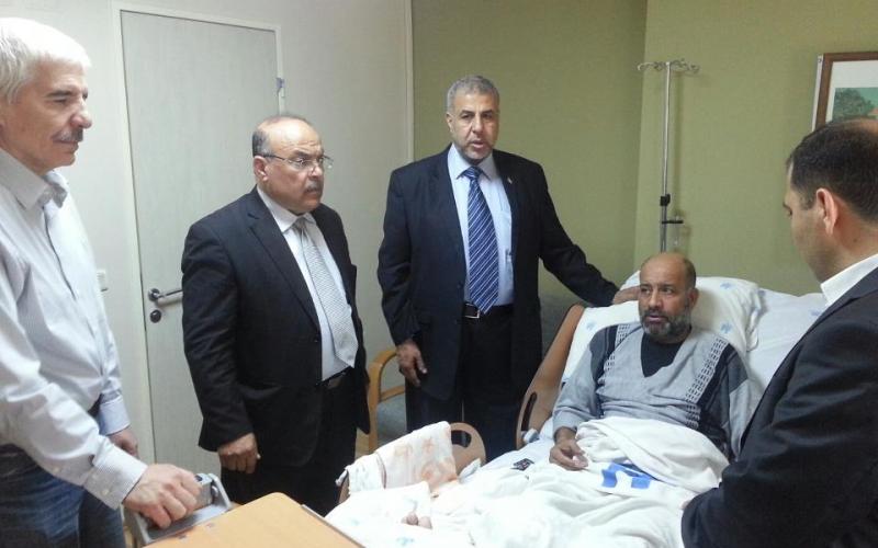 بالصور: المخللاتي يتفقد جرحى غزة بتركيا