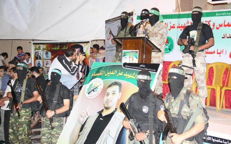 صور: هنية والقسام يشاركان في حفل تأبين المدهون‎