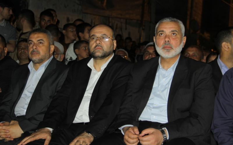 صور: هنية والقسام يشاركان في حفل تأبين المدهون‎