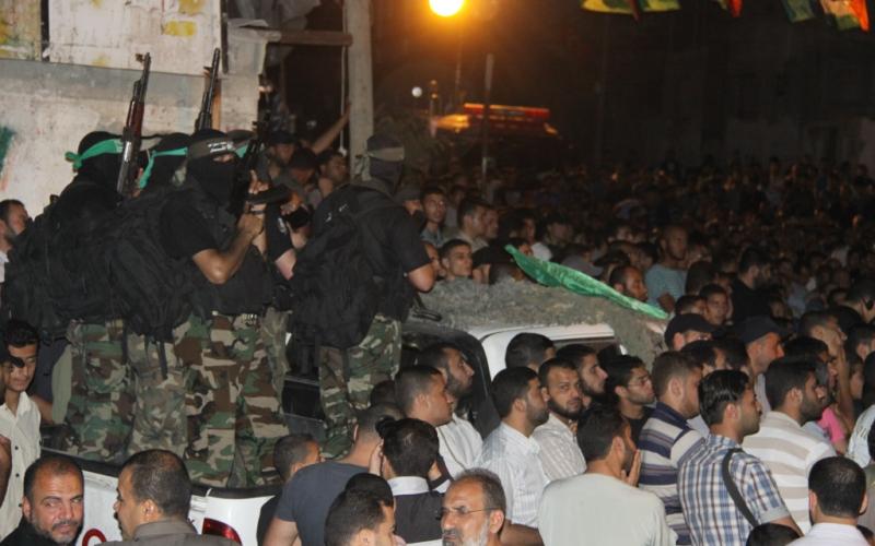 صور: هنية والقسام يشاركان في حفل تأبين المدهون‎
