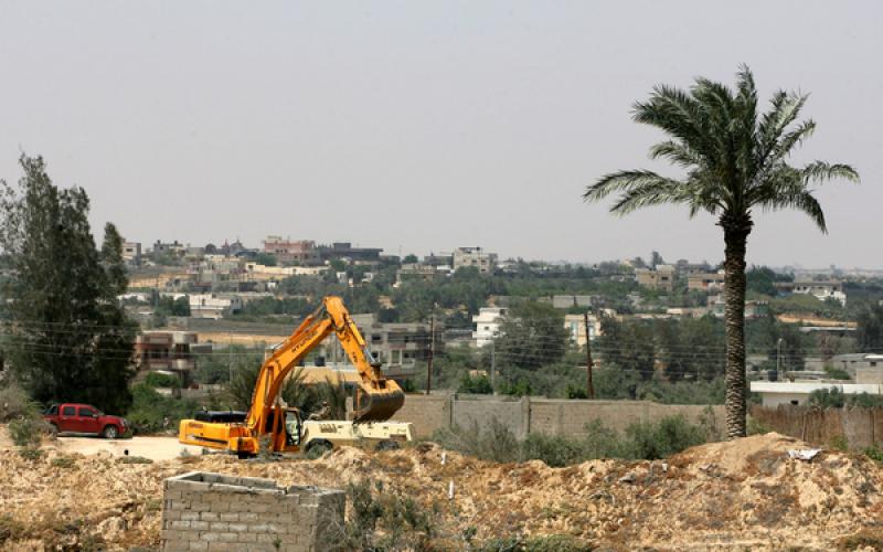 صور: قوات فلسطينية ومصرية لحماية الحدود