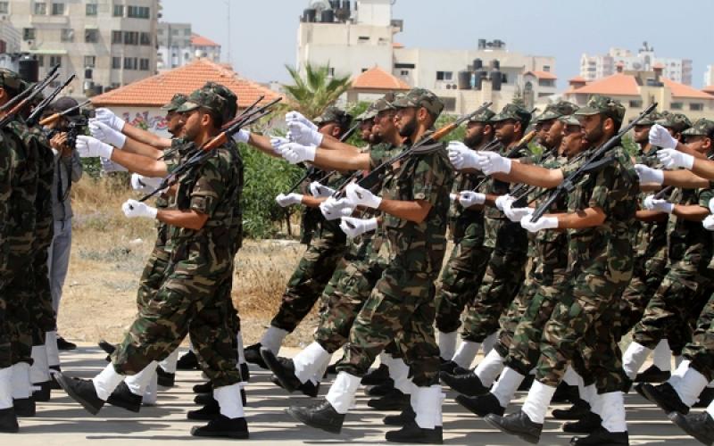 صور: تخريج دورة لقوات الأمن الوطني بغزة