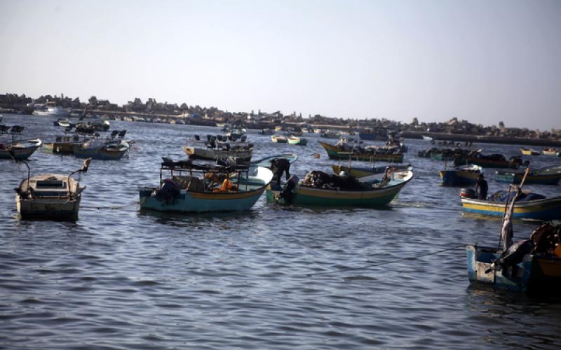 صور: صيادو غزة بعد فتح مساحة الصيد