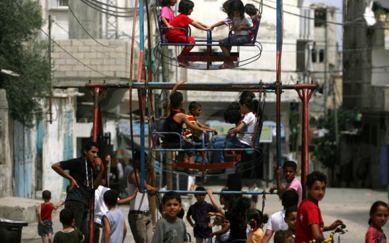 صور: عطلة الصيف في عيون أطفال غزة