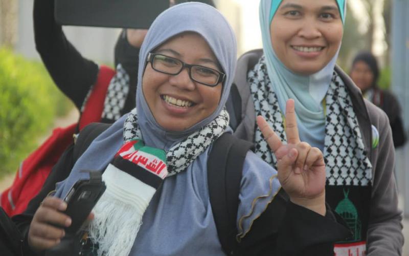 صور: وفد ماليزي رفيع يصل غزة