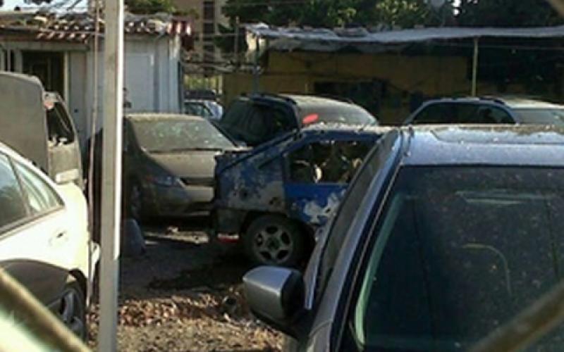 صور: أضرار بعد سقوط صواريخ على بيروت