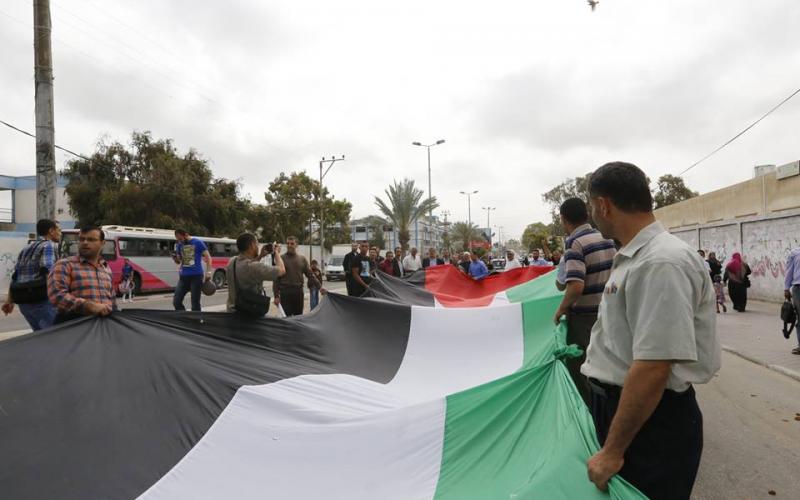 بالصور: أطفال خانيونس يحيون ذكرى النكبة