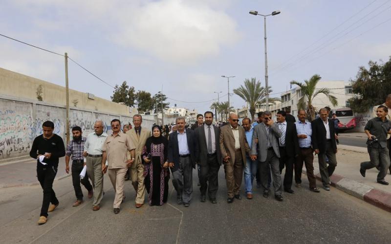 بالصور: أطفال خانيونس يحيون ذكرى النكبة