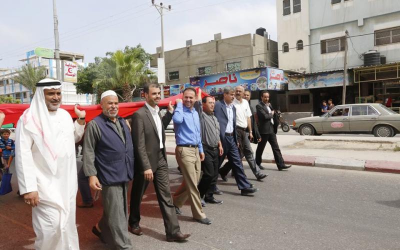 بالصور: أطفال خانيونس يحيون ذكرى النكبة