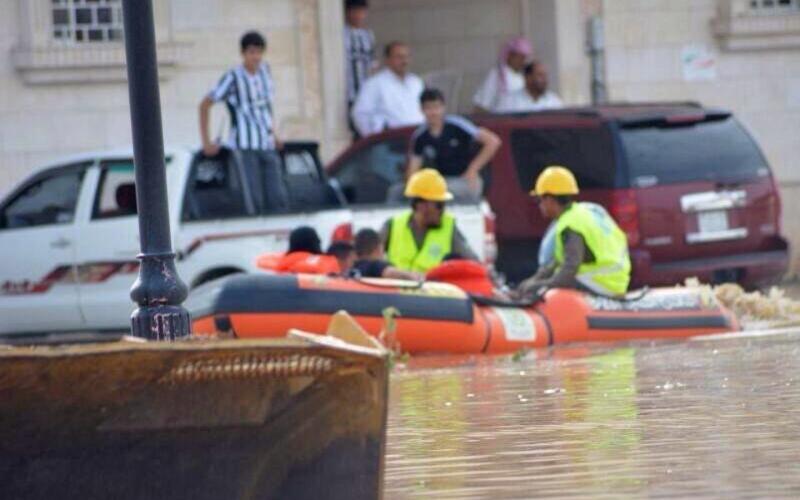 صور: سيول في مكة المكرمة