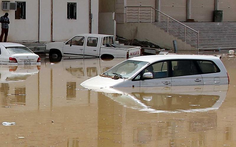 صور: سيول في مكة المكرمة