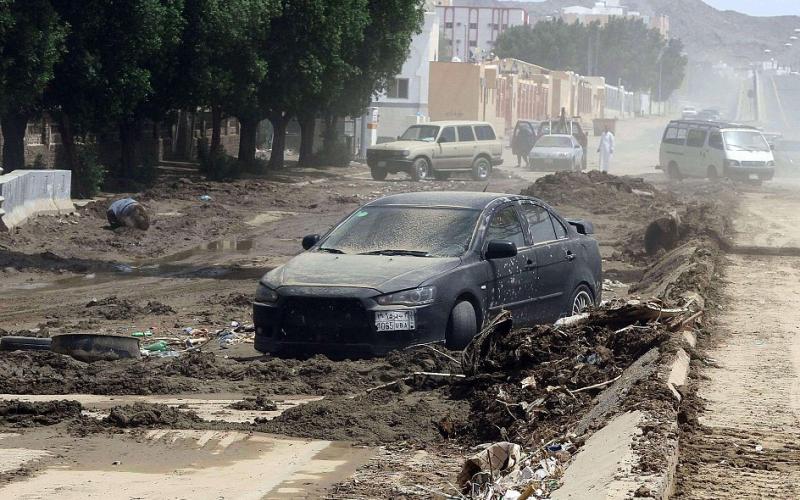 صور: سيول في مكة المكرمة