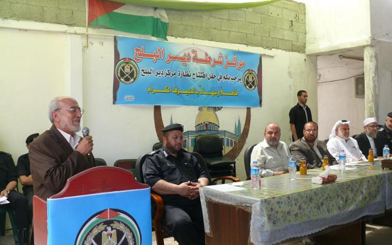 صور: وزير الداخلية يفتتح نظارة دير البلح