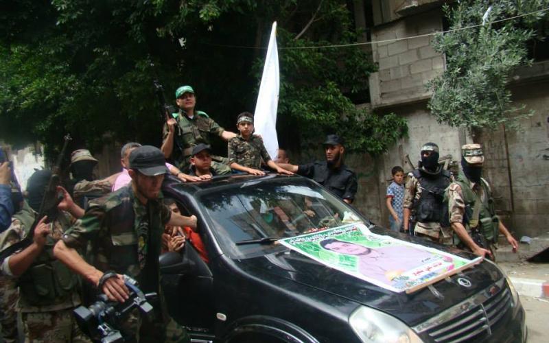 صور: الإفراج عن القسامي "أبو نصير" بالوسطى