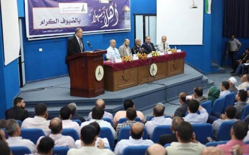 بالصور: أبو مرزوق: نسعى لحماية المصالحة واستمرارها