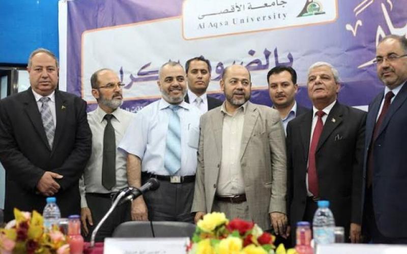 بالصور: أبو مرزوق: نسعى لحماية المصالحة واستمرارها