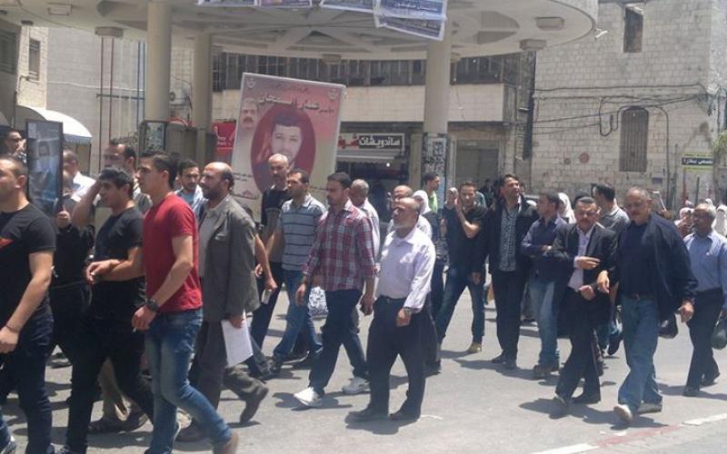صور: خيمة تضامنية مع الأسرى بنابلس