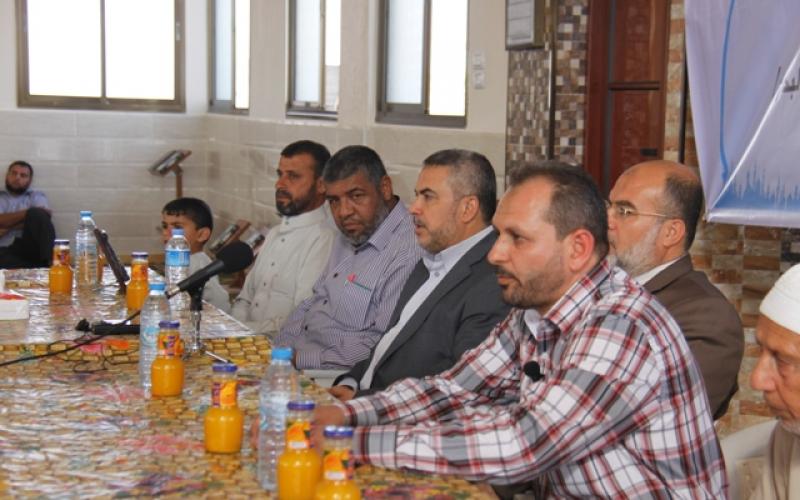 بالصور: الأوقاف تفتتح مسجد "الرحمة" برفح