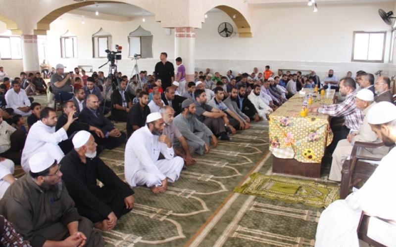 بالصور: الأوقاف تفتتح مسجد "الرحمة" برفح