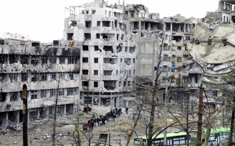 صور: مدينة حمص بعد عامين من القصف